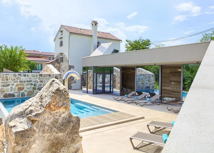 Family Friendly House With A Swimming Pool Bajcici, Krk - 19311