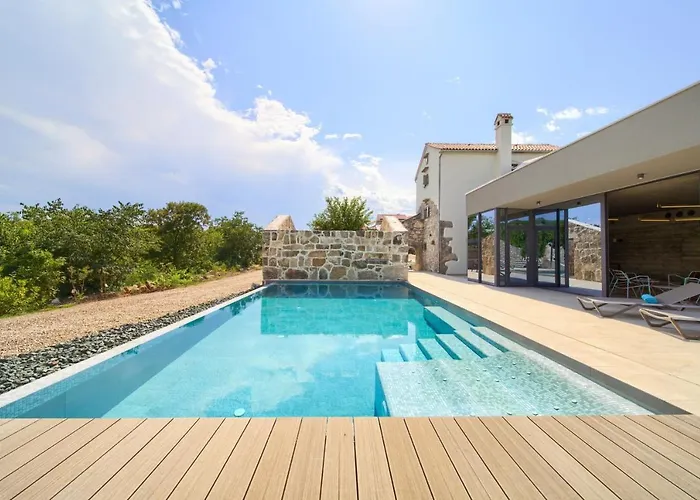펜션 Family Friendly House With A Swimming Pool Bajcici, Krk - 19311